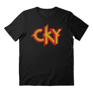 HOT NEW CKY Rock Band T-shirt Short Sleeve Black Unisex Cotton Fabric Crewneck Menswear Top