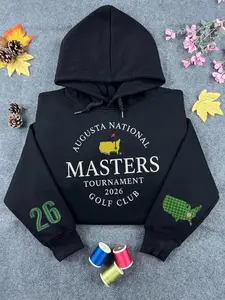 Masters Tournament 2026 Augusta Embroidered Shirt, Golf Tradition Embroidery Sweatshirt, Green Jacket Gift  Golfers, Sports Apparel Top
