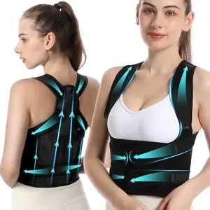 Adjustable back and shoulder posture correction strap, Back Posture Belt, collarbone spine support, reshaping your body. It is very suitable for home, office and school