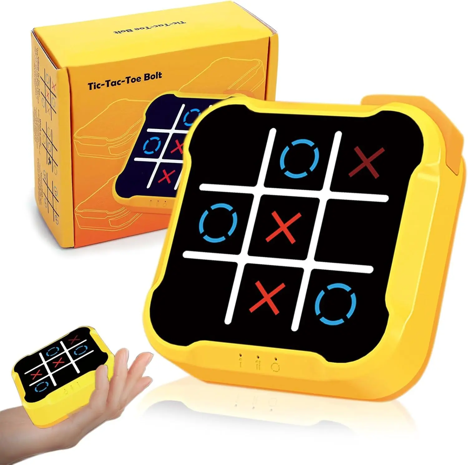 Portable Electronic Tic Tac Toe Game - Educational Toy for Kids, Handheld Travel Fun，#SummerWins #DealsForYouDays #Father's Day gift