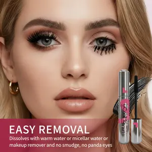 Spider Web Tubing Mascara Easy to Remove Waterproof Sweat Proof Smudge Proof 24H Long Lasting uCoolMe Bold Lash Max Volume Mascara Liquid Mascara Makeup Cosmetics