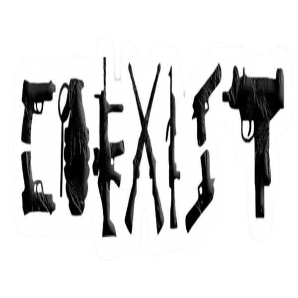 Coexist Decal for car, laptop, tumbler and more. Vinyl Waterproof Stickers