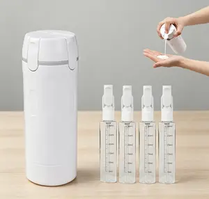 4-In-1 Integrated 30ml Travel Liquid Bottles, Leak Proof Portable Refillable Containers, Travel Standard Empty Dispenser Vials for Daily Washing Products, Sturdy Organizer Tools for Business Trip and Outdoor Activities.things for rooms