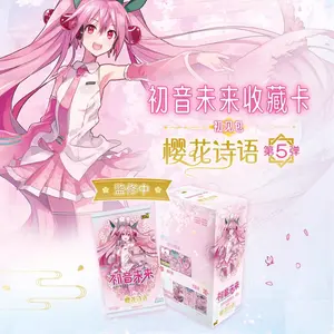 【Gen5】Kayou Offical Hatsune Miku Sakura Collectible Cards-18packs/box