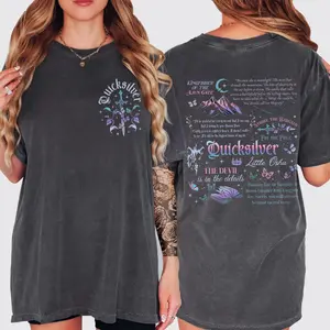 Quicksilver 2 Sides Comfort Color T-shirt, Fantasy Bookish Sweatshirt, Inspired Callie T-shirt, Kingfisher Shirt Tee, Shirt For Book Lovers