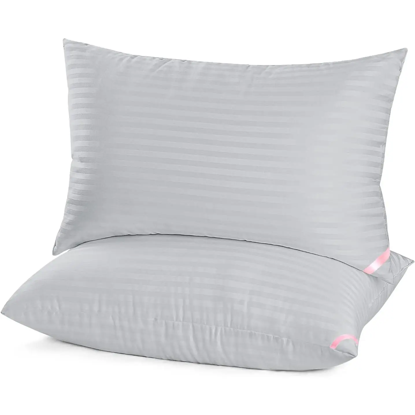 Bed Pillows for Sleeping 2 Pack  Size,Pillows for Side and  Sleepers,Super Soft Down Alternative Microfiber Filled Pillows,20 x 30 Inches,Grey