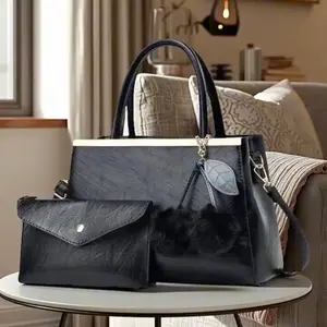 Women’s Tote Bag Large Capacity – PU Leather Work Shoulder Handbag