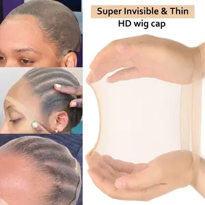 [Ashine] Ultra-Thin HD Wig Cap Breathable, Transparent and Sweat-Absorbent Nylon Material