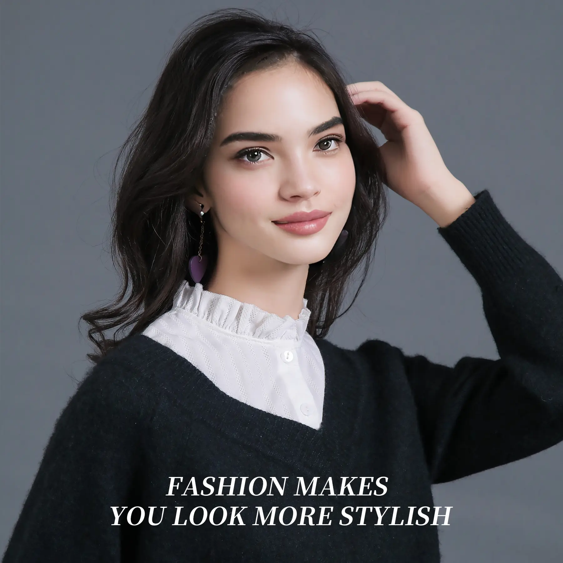 Ladies' Decorative Fakes Collar - Pure Cotton White Lace Stand-Up Collar - Available in M, L, XL & 2XL - Suitable for Coats and Occasions Ladies' Decorative Fakes Collar - Pure Cotton White Lace Stand-Up Collar - Available in M, L, XL & 2XL - Suitable for Coats and Occasions