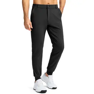 G Gradual Men's Stretch Golf Joggers with 3 Pockets Slim Fit Sweatpants Work Dress Casual Pants for Men with Belt Loops