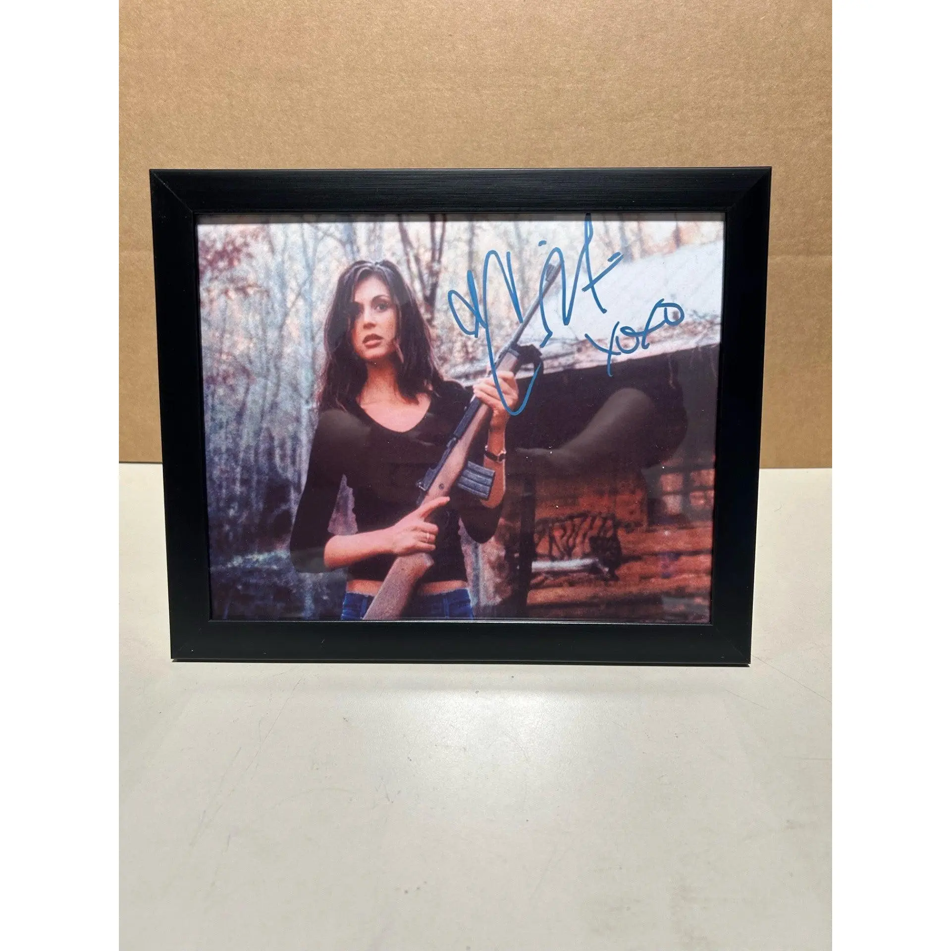 Cerina Vincent Cabin Fever V2 Autographed 8x10 Framed Photo