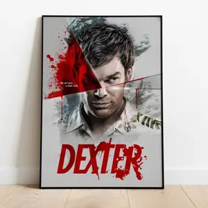 Dexter Poster, Tv Series Print, Wall Art, Gift for Tv Show Fans