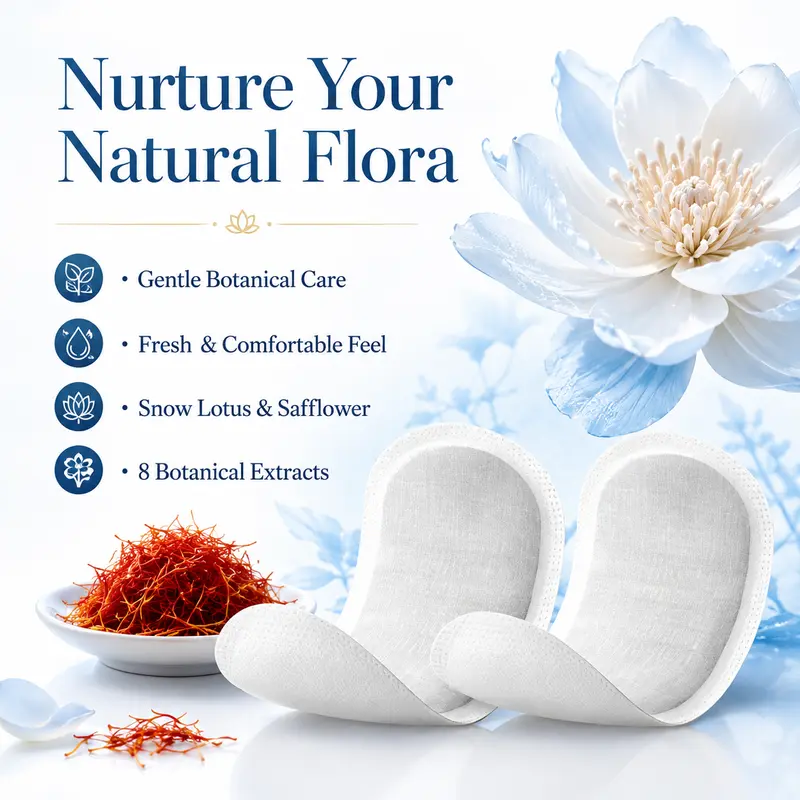 Feminine Intimate Washes & Wipes (10 Individually Wrapped) - Disposable Gentle Warming Feminine Items with Antibacterial Botanical Snow Lotus, Skin-Friendly, External Use, Non-Medical, All Skin Types, 12-Month Shelf Life, Soft Texture, Fresh Feel