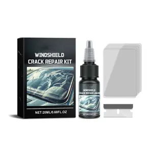 Windshield Chip Repair Kit - 2026 Upgrade Car Windshield Crack Repair Kit, Glass Repair Liquid for Cracks and Chips, Rock Chip Repair Kit for Fix Windows, Mirrors, Glasses, All Crack Types