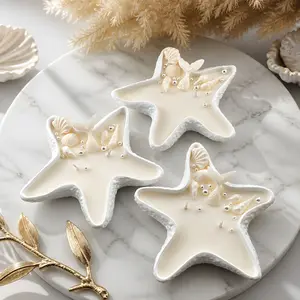 Handmade Starfish Candle & Tray