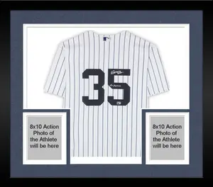 Framed Cody Bellinger New York Yankees Autographed White Nike Replica Jersey with "Go Yankees" Inscription - Fanatics Authentic Certified