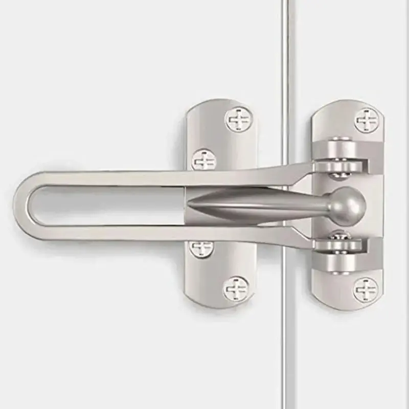 1pc Door Chain Lock Swing Bar Door Lock Bolt Chain Locks For Inside Door Hotel Door Latch Safety Buckle Anti-Theft Plug Bedroom Kids Room Lock Security Lock Sturdy Lock Door Hardware