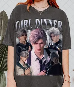 Comfort Colors Girl Dinner Sylus Homage T-Shirt, Sylus Love and Deepspace Fan Tee Graphic T-Shirt, Gift For Woman And Man Unisex Tshirt