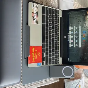 Product Review of HUANUO Magnetic Adjustable Laptop Stand, Portable and Sleek for 17-Inch Screen, Sturdy Leather-Touch Frame, 5 Angles, 4 Macaron Colors, for Desk Setup#TikTokShopBlackFriday from m**_