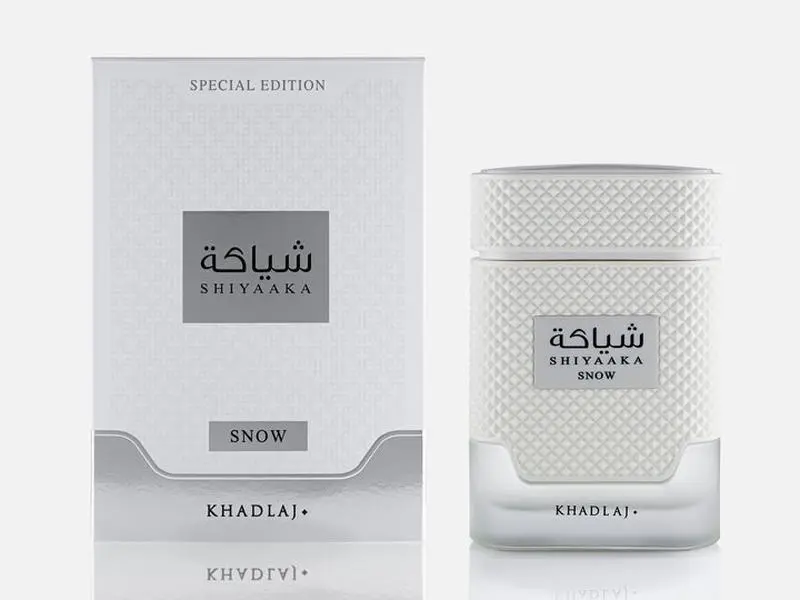 KHADLAJ Shiyaaka Snow Special Edition Eau de Parfum, Aromatic Cologne for Men, a Captivating Masculine Scent with Citrus, Spice, and Vetiver, 3.4 fl oz / 100 ml
