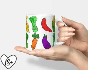 [Sale up to 30%] Vegetable Penis Mug Funny Mug Gift