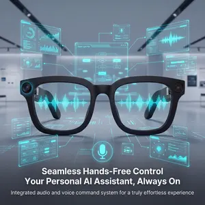 The #1 Choice for 99% of Users: Ivision6 AI Smart Glasses — Featuring an 8MP HD Camera, OpenAI Intelligent Recognition, 1080P Stabilized Video Recording, and Smart Wearable Technology.