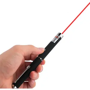 Laser Pointer Cat Toys Red Laser Presentation Remotes for Indoor Classroom Interactive Teaching (Red, Without Battery 1 Pack)