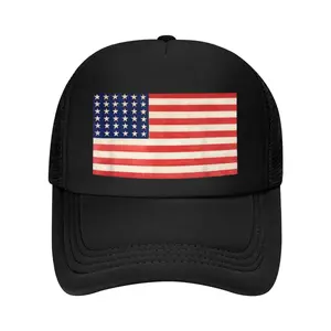 USA Flag Basic for Men Women and Kids US Patriotic Simple Print Baseball Cap
