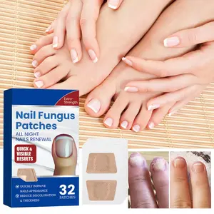 21-32pcs/box Fungal Nail Patches, Nail Health Care Patches, Nail Fungus Care Patches, Suitable for Solving Fungal Nails and Other Nail Problems, Nail Supplies, Daily Care Nails Kit Set