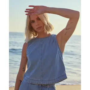 Sea Breeze Tank - Sea Blue