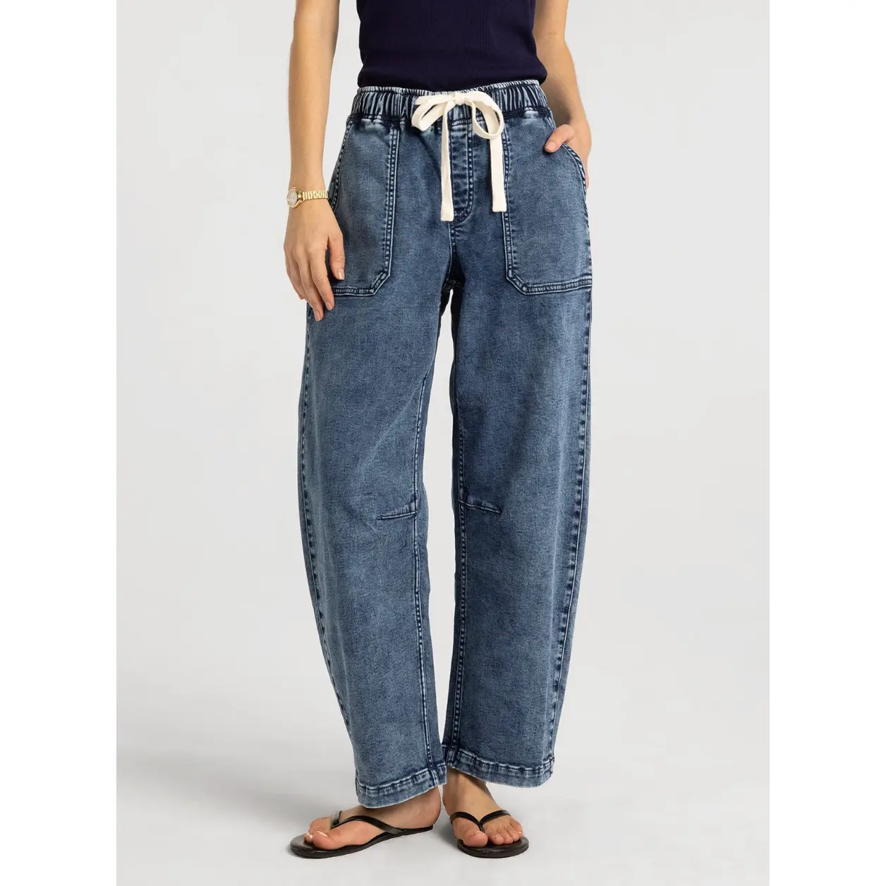 Thread & Supply: Avril Pants in Medium Wash