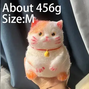 Cute Animal Cat Squishy Toy Ultra Soft Stress Relief Squeeze Fidget Toy Kawaii Sensory Toy for Kids Anxiety Relief Desk Decor
