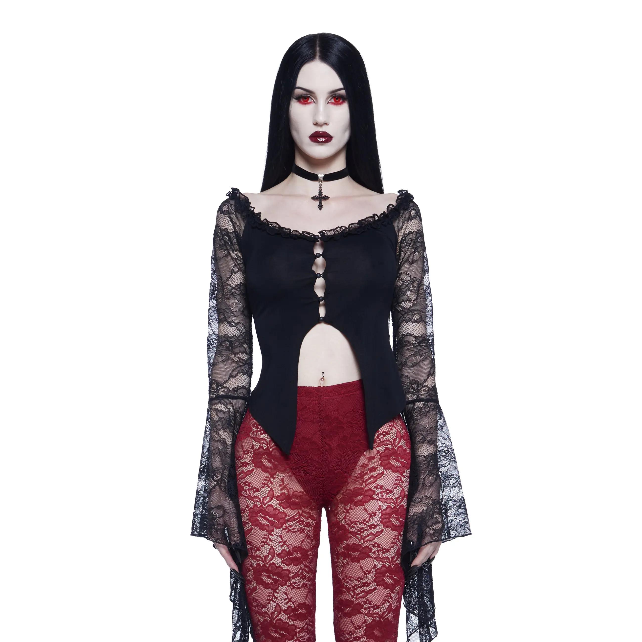 My Very Nature Long Sleeve Top - Black