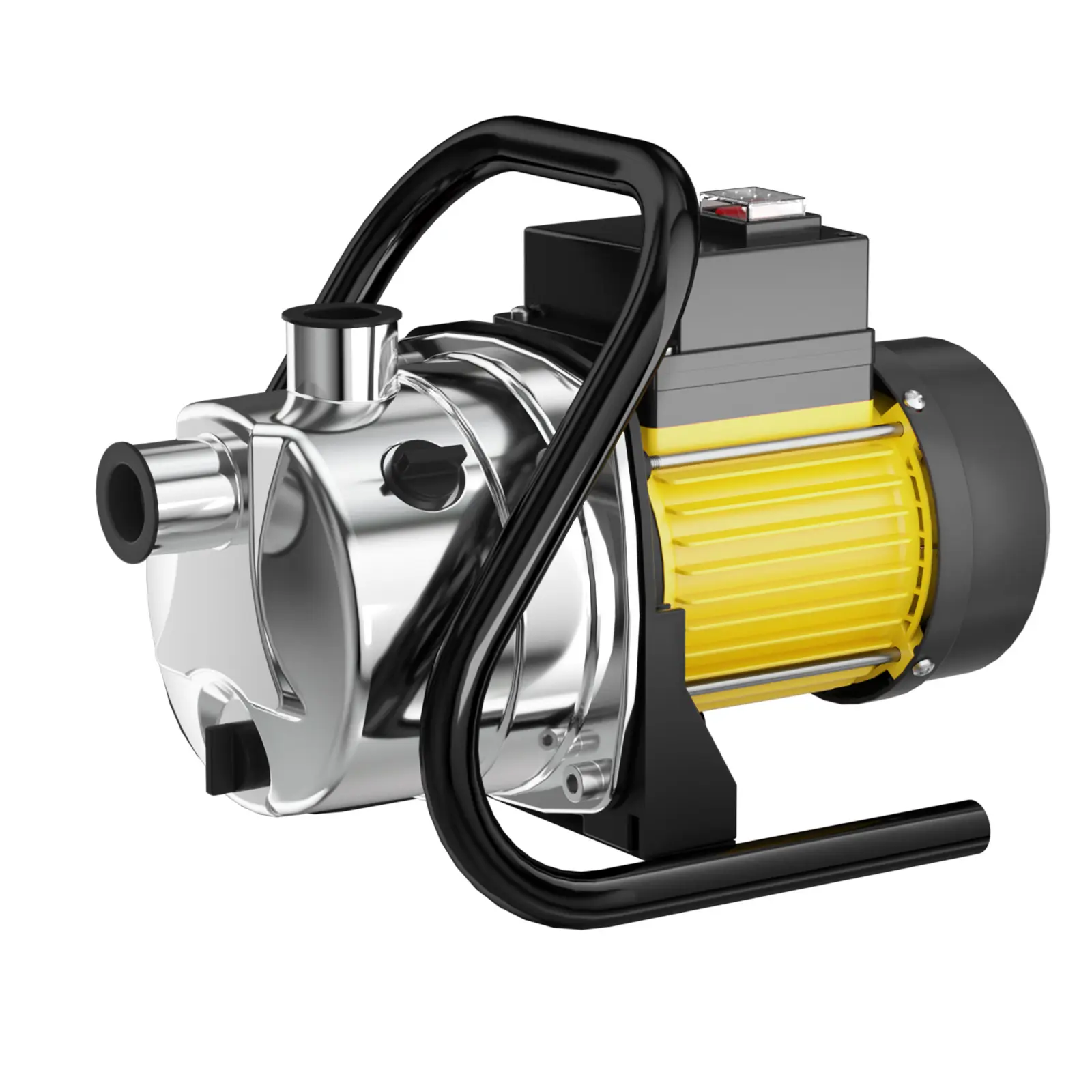 Shallow Well Pump 1.8 HP 1500 GPH, High-Pressure Portable Water Transfer Pump, with Reliable Booster Function for Daily Water Transfer, for Farm Irrigation Lawn Watering Gardens and Residential Water Supply
