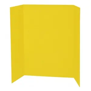 Pacon PACP3769 48 x 36 in. Single Wall Presentation Board, Yellow
