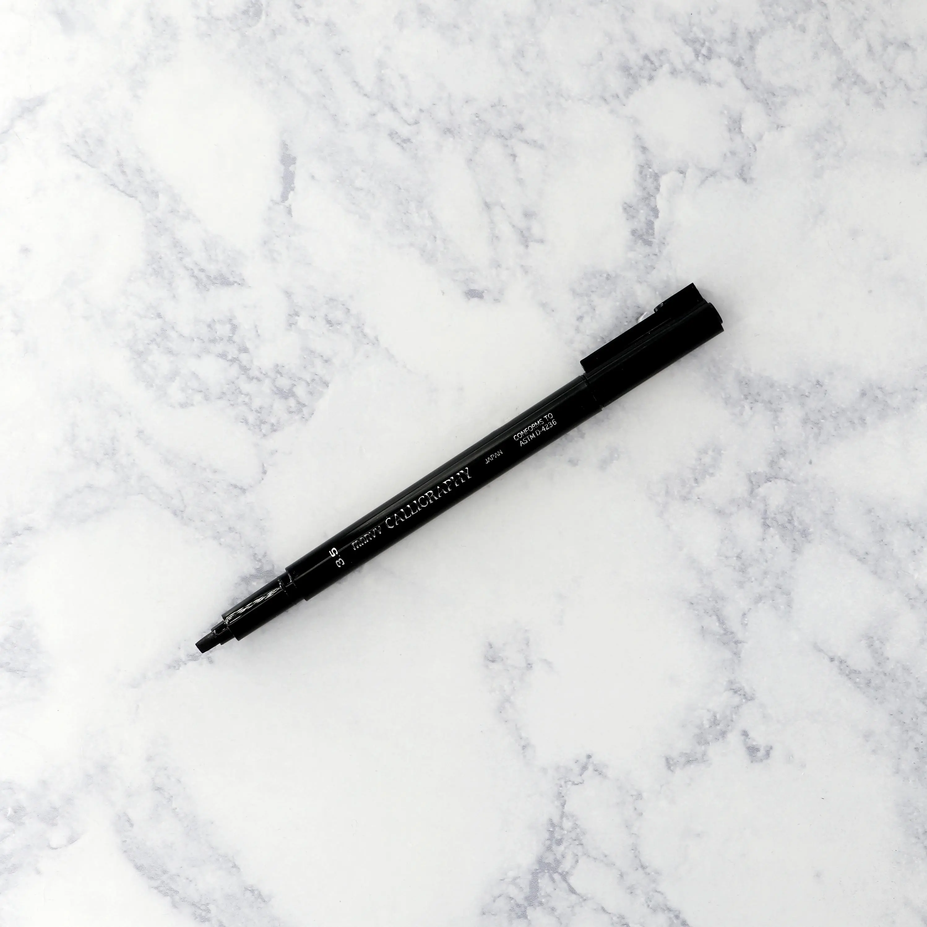 Black 3.5mm Calligraphy Marker Pen