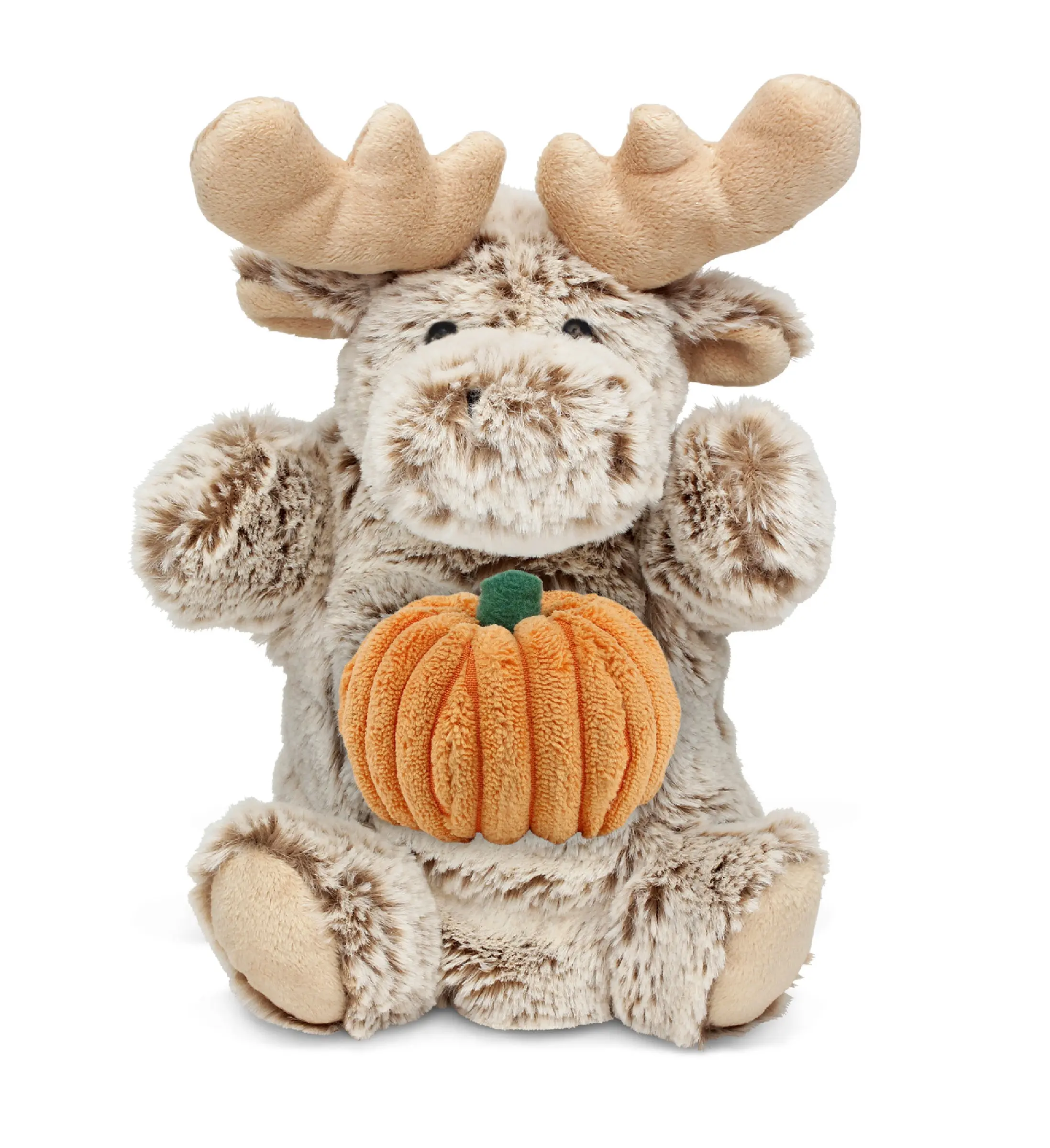 PLUSH PUMPKIN - SUPER SOFT PLUSH HAND PUPPET - MOOSE