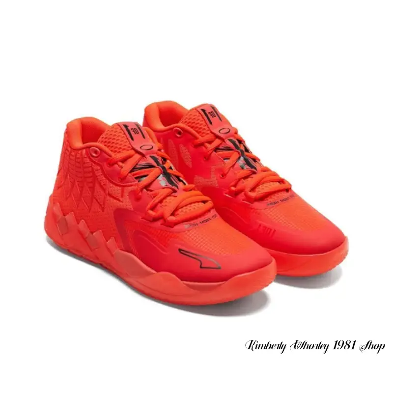 MB.01 Lamelo Fireball Red Fashionable Classic Sports Shoes, Outdoor running shoes, Comfortable basketball shoes