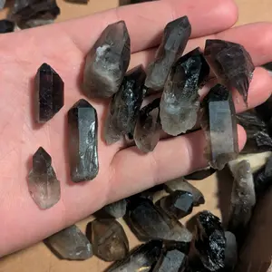 Natural Smokey Quartz Crystals - 1lb lot