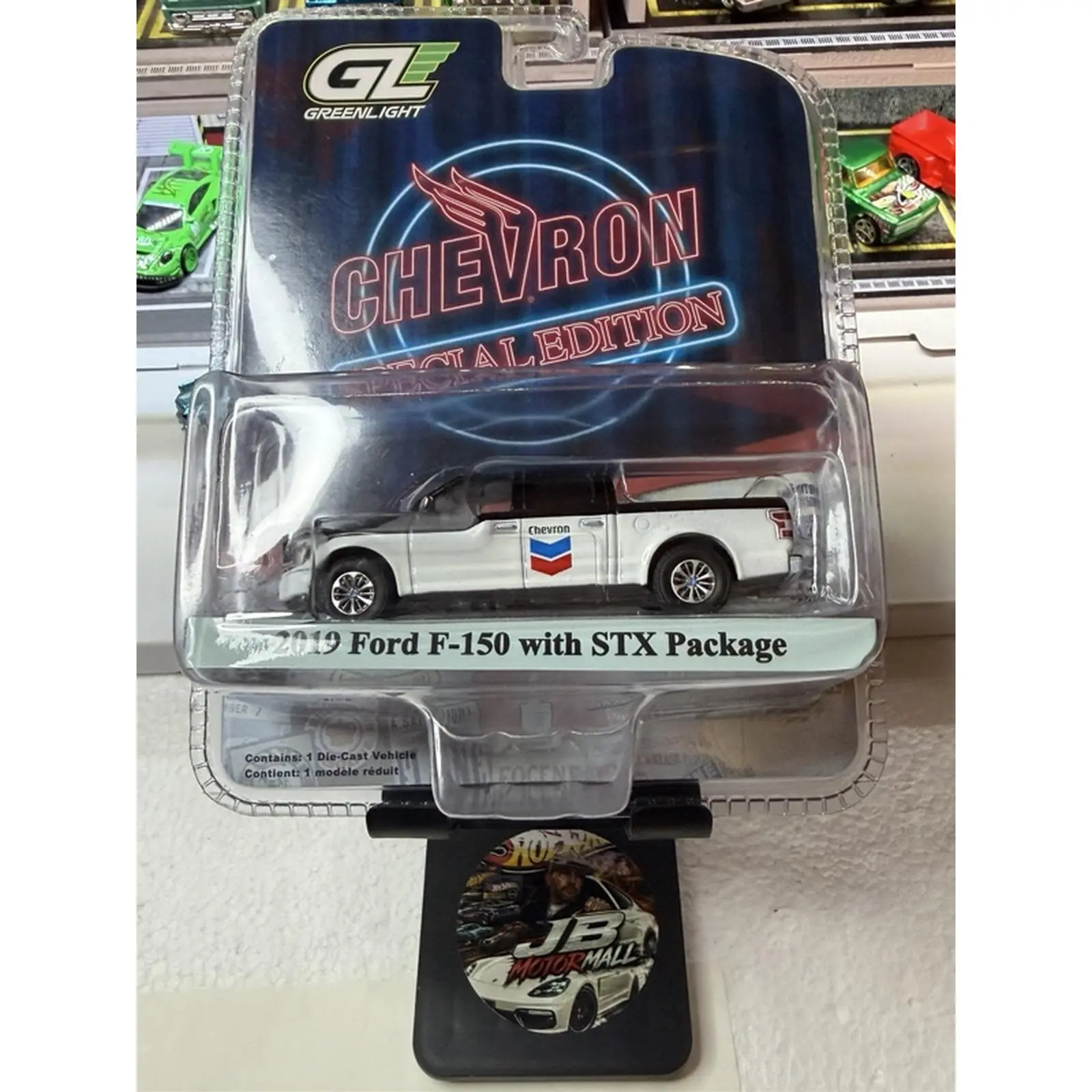 GreenLight 2019 Ford F-150 with STX Package Special Edition Chevron Diecast Model Car