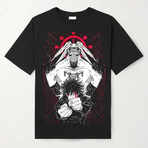 Jujutsu Kaisen Anime T-Shirt & Sweatshirt, Megumi Summoning Mahoraga Graphic Tee, Vintage Oversized Unisex Streetwear, Manga Gift for Men Women