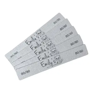 ENW Nail File 80/80 (25pcs/1 Pack) - White