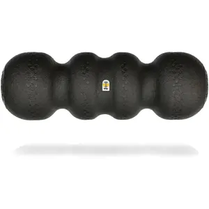 Rollga PRO - The BETTER Foam Roller for Flexibility, Muscle Recovery, Back & Neck Massage, & Exercise (Black)