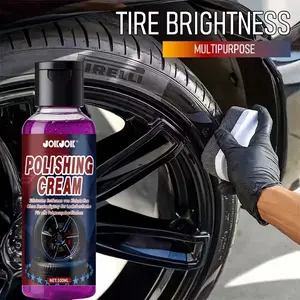 Upgrade Car Tire Polish Repair Paste, Tire Coating, Restorer, Deep Care, Long-Lasting Shine, Durable Protection, Suitable for All Vehicles