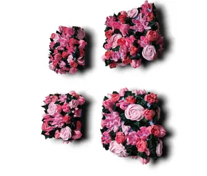 Pink-y Promise 3D Flower Bouquet. Mini Canvas with Textured Floral Art featuring Pink Roses, Tulips, and Chrysanthemums Bouquet Decorative Artwork