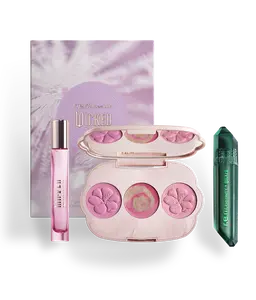 r.e.m. beauty x Wicked: For Good you've been glinda-fied! fragrance & makeup set Dewy Floral