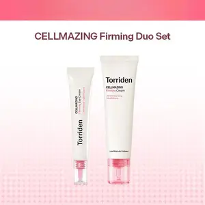 Torriden CELLMAZING Firming Duo Set | Crease-Free Makeup Prep Duo with Firming Cream + Firming Eye Cream