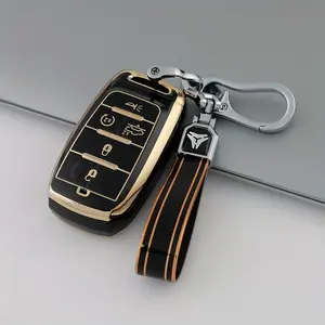 1 PCs Car Key Protector for Dodge for Corvette for Ram 1500 2500 3000 for Ram 5 Key Phnom Penh TPU Soft Rubber Key Protective Shell keychain fit key shell car key protective cover