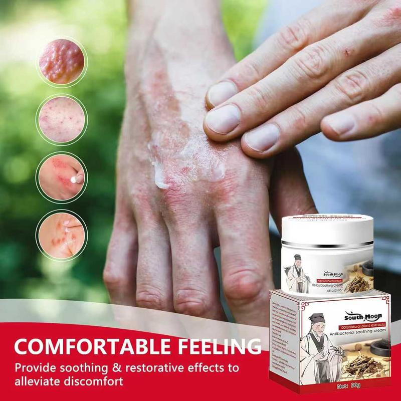 Herbal Body Care Cream - Relieves Dry and Tight Skin, Soothing Skin | Relieves Itching, Rich in Menthol, Calendula & Dendrobium for Eczema & Psoriasis (Hydrating, Safe for All Ages | 30g) Gentle Daily Calming Smooth Moisturizers Sensitive