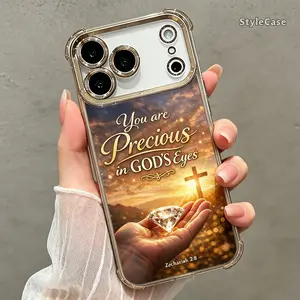 Faith Inspirational Phone Case for iPhone 17 16 15 14 13 12 11 Pro Max Plus Air, Precious In God Sight Clear TPU Shockproof Cover DDSJ260627032